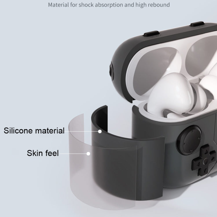 Soft Shell Drop-proof Silicone Headphone Cover With Hook, For Airpods Pro 2, For Airpods 3