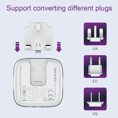 LDNIO A3513Q 32W QC3.0 3 USB Ports Phone Adapter, US Plug with Micro USB Cable�������������������...