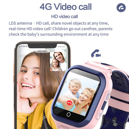 DF70 1.4 Inch 4G GPS + WIFI + LBS Positioning Children Calling Watch With SOS Function, Pink, Blu...