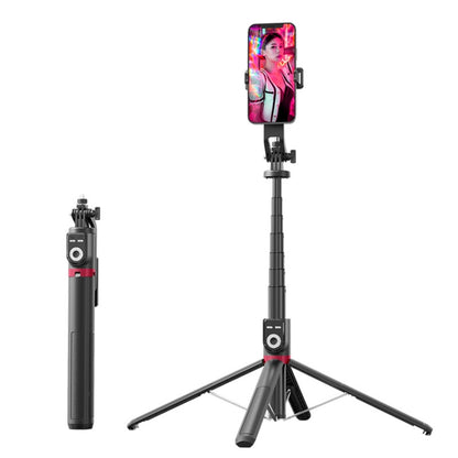 360-degree Rotating Foldable Bluetooth Selfie Sticks Live Stand, Spec:, P220 TK (Single Clip)����...