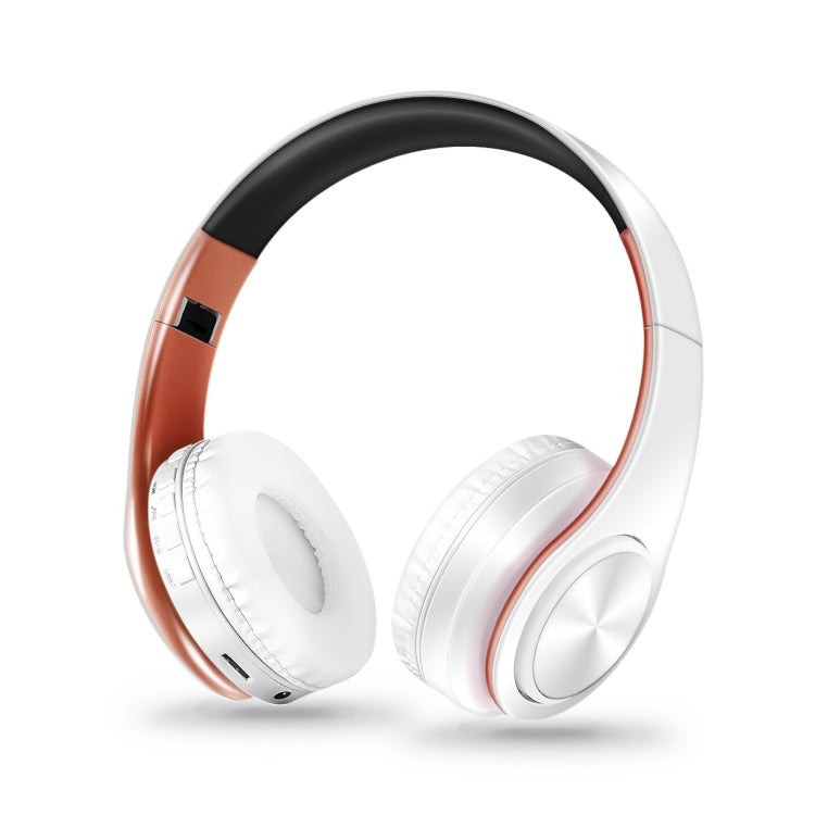 LPT660 Bluetooth Wireless Headset HIFI Stereo Sports Headphones, LPT660 (White Orange)�����������...