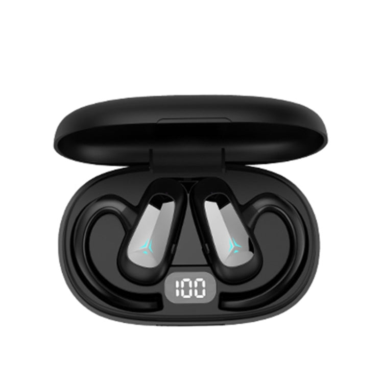 Bone Conduction Concepts Digital Display Stereo Bluetooth Earphones, Style:, Single Ear����������...
