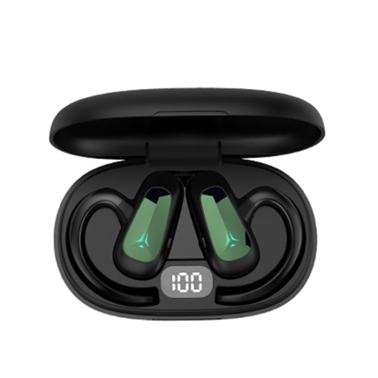 Bone Conduction Concepts Digital Display Stereo Bluetooth Earphones, Style:, Single Ear����������...