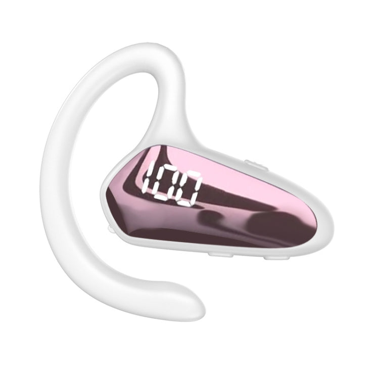 YX02 With Digital Display Hanging Ear Bone Conduction Bluetooth Headset, YX02 Black, YX02 Grey���...