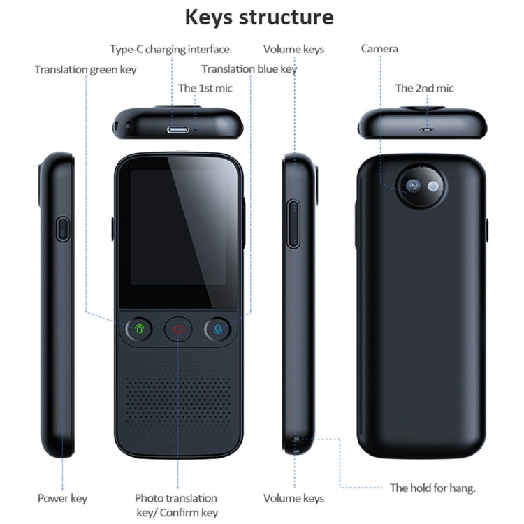 T10Pro Wifi Artificial Intelligence Photo / Recording Translating Machine Supports 138 Languages