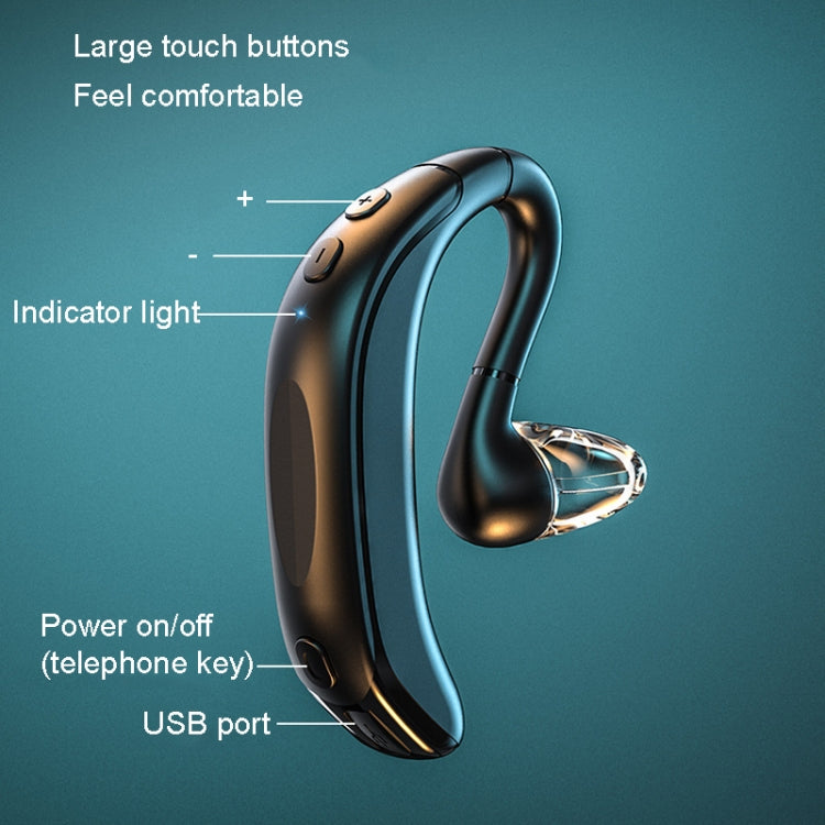 M-800 Left and Right Rotation Business Stereo Bluetooth Earphone, M-800 White, M-800 Black�������...