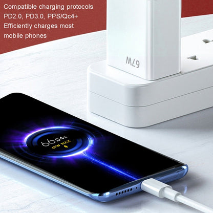 For Xiaomi / Redmi Phone 67W Charger Universal Phone Charging Head US Plug, Style:, Charger������...