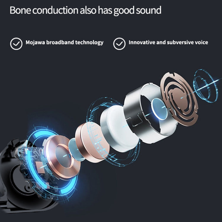 M1S Bone Conduction Stereo Vibrator Speaker Bluetooth Earphones, M1S Red, M1S Green, M1S Black���...