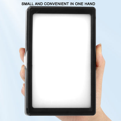 8 Inch 3200-5500K Three-color Temperature Photography Flat-panel Live Fill Light,Spec:, Small Tri...