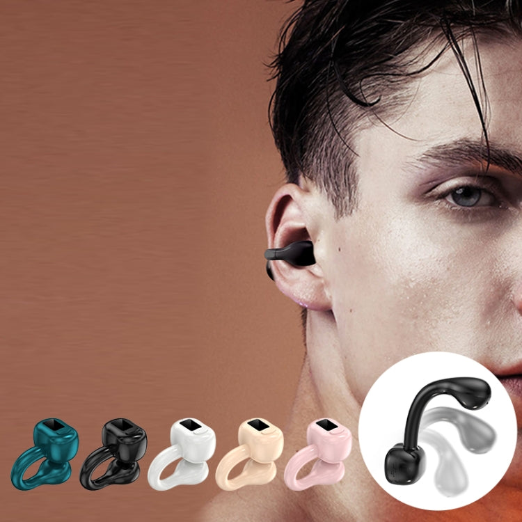 M10 IPX5 Waterproof Ear Clip Bluetooth Earphones, Style:, M10 Single Black, M10 Single White�����...