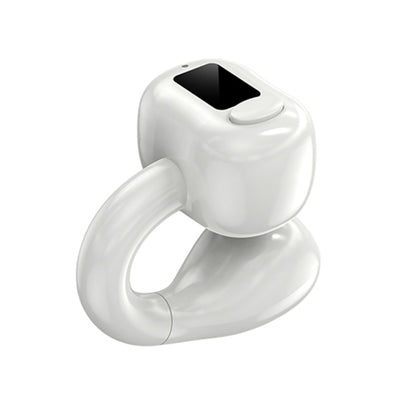 M10 IPX5 Waterproof Ear Clip Bluetooth Earphones, Style:, M10 Single Black, M10 Single White�����...