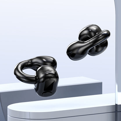 M10 IPX5 Waterproof Ear Clip Bluetooth Earphones, Style:, M10 Single Black, M10 Single White�����...
