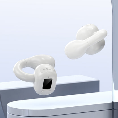 M10 IPX5 Waterproof Ear Clip Bluetooth Earphones, Style:, M10 Single Black, M10 Single White�����...