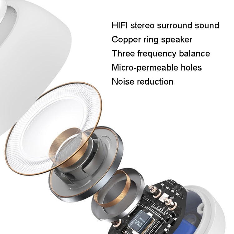 GD28 IPX4 Waterproof Single-ear Lightweight Clip Ear Bluetooth Earphone, GD28 Single Black�������...