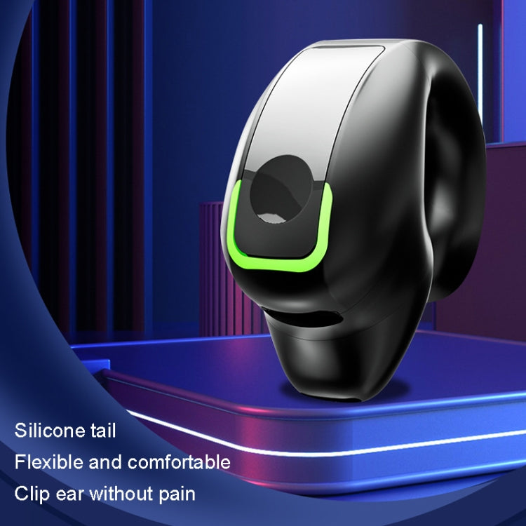 GD28 IPX4 Waterproof Single-ear Lightweight Clip Ear Bluetooth Earphone, GD28 Single Black�������...