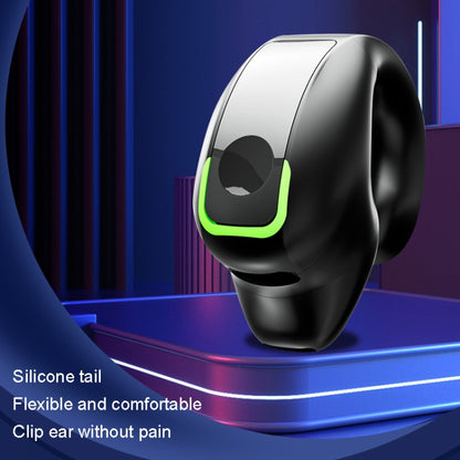 GD28 IPX4 Waterproof Single-ear Lightweight Clip Ear Bluetooth Earphone, GD28 Single Black�������...