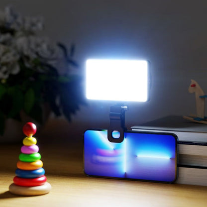 ST-120C Mobile Phone Tablet Clip Fill Light Selfie Live Camera Portable Camera Lighting