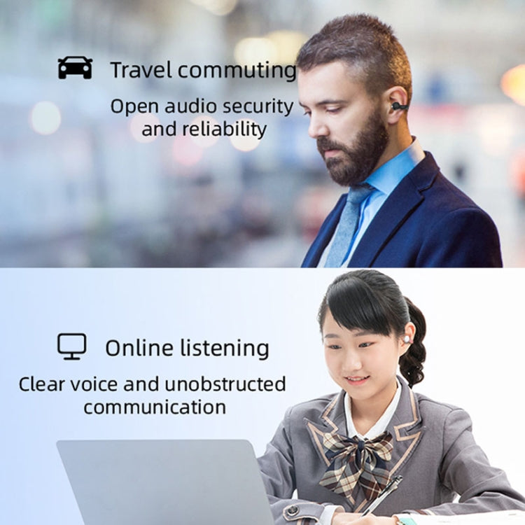 M-S8 Wireless Stereo Single Ear Clip-on Bluetooth Earphone, M-S8 Single Black, M-S8 Single Gray��...