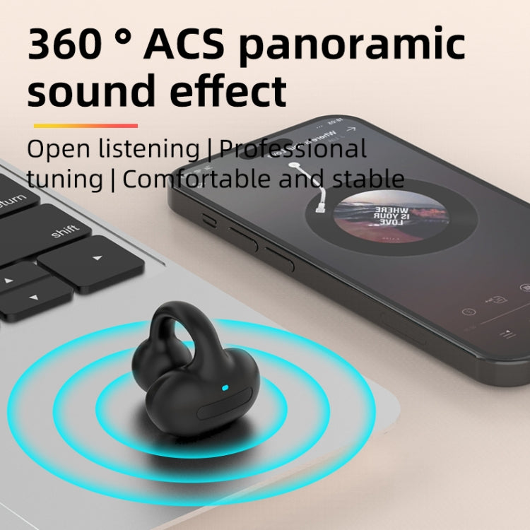 M-S8 Wireless Stereo Single Ear Clip-on Bluetooth Earphone, M-S8 Single Black, M-S8 Single Gray��...