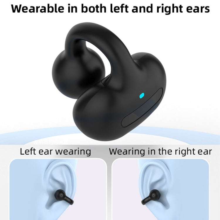 M-S8 Wireless Stereo Single Ear Clip-on Bluetooth Earphone, M-S8 Single Black, M-S8 Single Gray��...