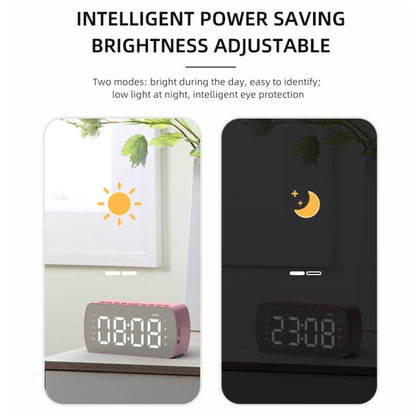 Outdoor Portable Card Bluetooth Speaker Small Clock Radio, Q5 Black 1400mAh, Q5 White 1400mAh