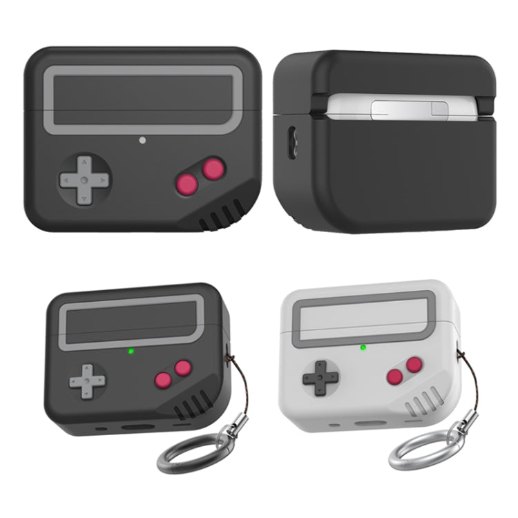 For AirPods Pro 2 AhaStyle PT-JY07 Split Silicone Cartoon Earphone Protective Case, JY07(Gray)���...