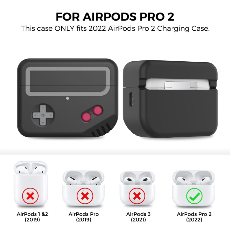 For AirPods Pro 2 AhaStyle PT-JY07 Split Silicone Cartoon Earphone Protective Case, JY07(Gray)���...