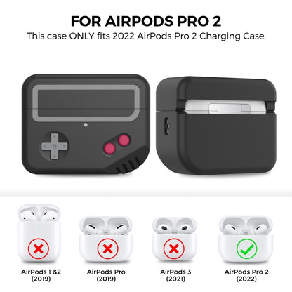 For AirPods Pro 2 AhaStyle PT-JY07 Split Silicone Cartoon Earphone Protective Case, JY07(Gray)���...
