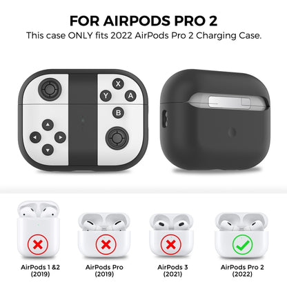 For AirPods Pro 2 AhaStyle PT-JY08 Split Silicone Cartoon Earphone Protective Case���������������...