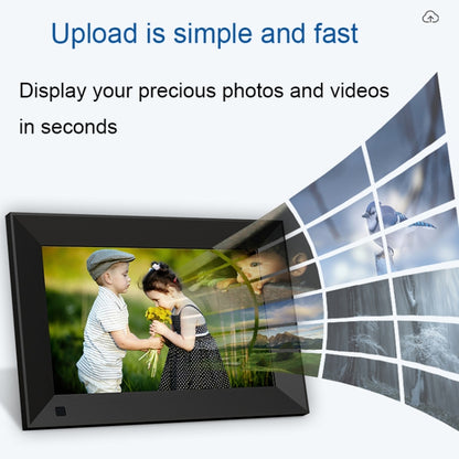 JT101F-C01 10.1-Inch Smart Touch Electronic Photo Frame With Human Sensor Function, US Plug������...