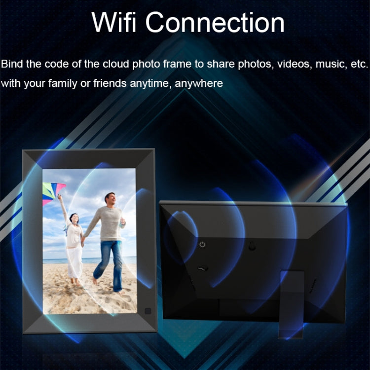 JT101F-C01 10.1-Inch Smart Touch Electronic Photo Frame With Human Sensor Function, US Plug������...