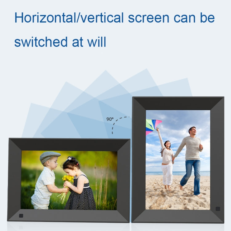 JT101F-C01 10.1-Inch Smart Touch Electronic Photo Frame With Human Sensor Function, US Plug������...