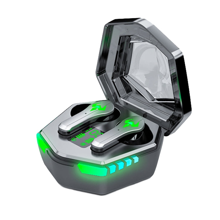 N35 TWS Colorful Light In-Ear Low Latency Wireless Bluetooth Game Earphones, Digital Display�����...