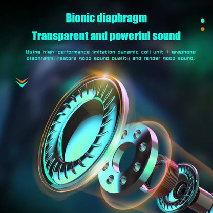 N35 TWS Colorful Light In-Ear Low Latency Wireless Bluetooth Game Earphones, Digital Display�����...