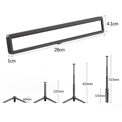 APEXEL APL-FL06 Portable Square Strip Live Video Conferencing Fill Light, APL-FL06