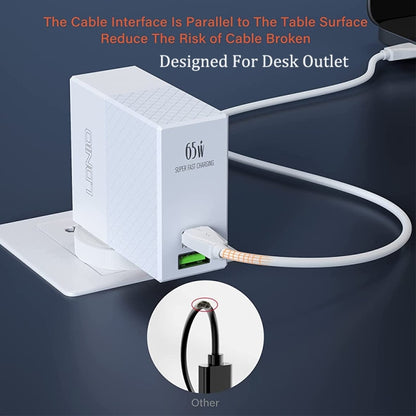 LDNIO A2620C 65W Universal Phone Tablet Charger Type-C/USB-C Port Fast Charger, 65W EU Plug������...