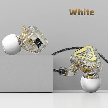 CVJ In-Ear Wired Gaming Earphone, White, Black, Blue, Green, With Mic White, With Mic Black������...