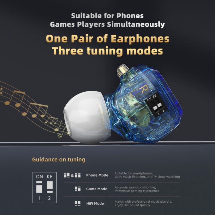 CVJ In-Ear Wired Gaming Earphone, White, Black, Blue, Green, With Mic White, With Mic Black������...