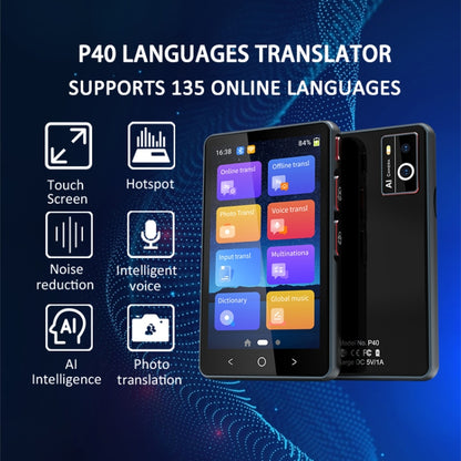 P40 Multi-country Smart Translator Simultaneous Interpretation Photo Offline Translation Recordin...