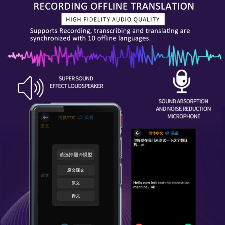 P40 Multi-country Smart Translator Simultaneous Interpretation Photo Offline Translation Recordin...