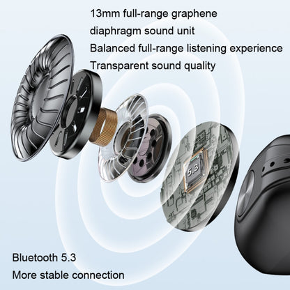 Single Ear Bone Conduction Bluetooth Earphone In-Ear Wearable Running Sports Mini, Single Ear (Pi...