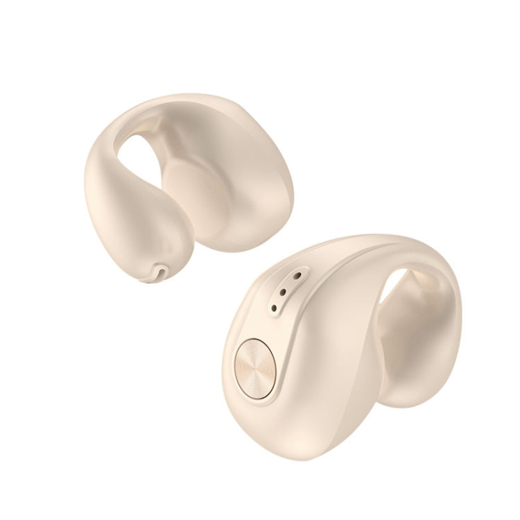 Dual Ear Bone Conduction Wireless Bluetooth Earphones Ear Clip Wear Mini Sport, Dual Ear (Pink)��...