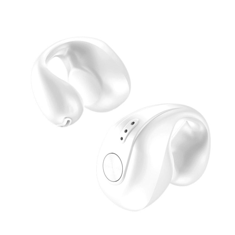 Dual Ear Bone Conduction Wireless Bluetooth Earphones Ear Clip Wear Mini Sport, Dual Ear (Pink)��...