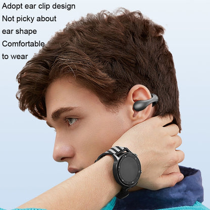 Dual Ear Bone Conduction Wireless Bluetooth Earphones Ear Clip Wear Mini Sport, Dual Ear (Pink)��...