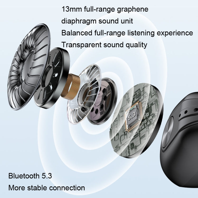Dual Ear Bone Conduction Wireless Bluetooth Earphones Ear Clip Wear Mini Sport, Dual Ear (Pink)��...