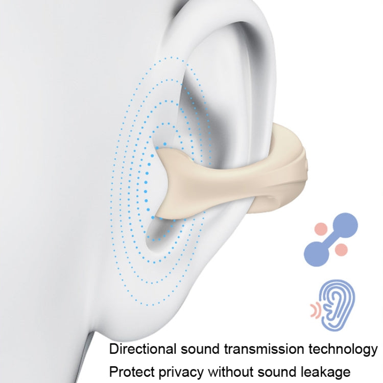 Dual Ear Bone Conduction Wireless Bluetooth Earphones Ear Clip Wear Mini Sport, Dual Ear (Pink)��...