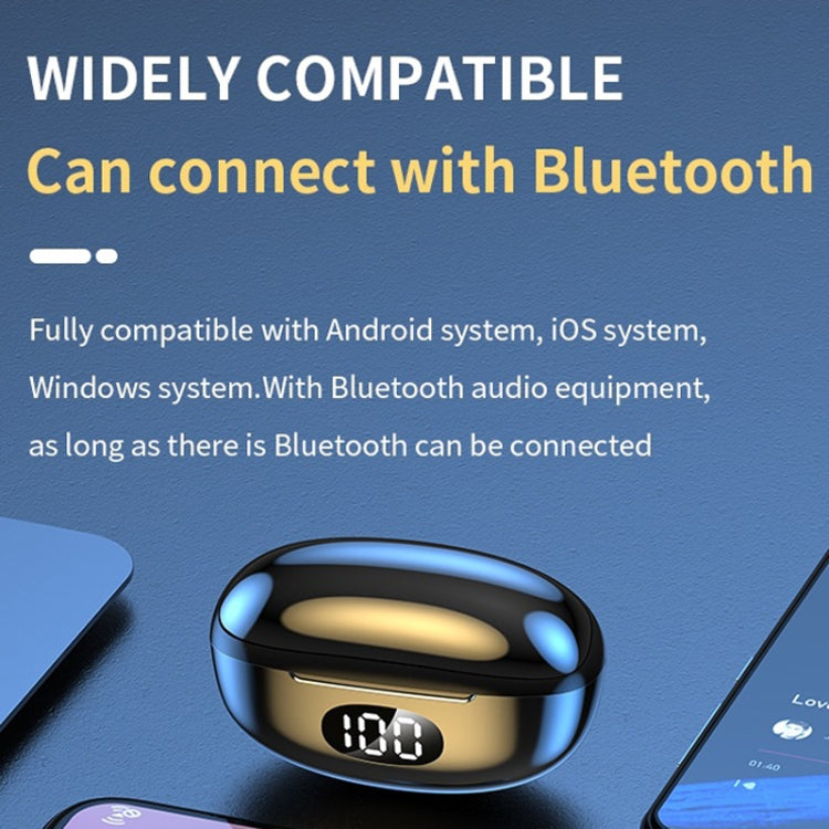 Digital Display Earphones In-Ear High Power Gaming Wireless Sports TWS Earphones