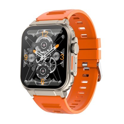 A70 1.96 Inch Health Monitoring Multifunctional IP68 Waterproof Bluetooth Call Smart Watch, Black...