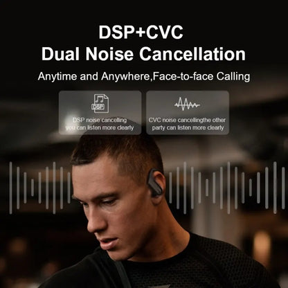 TWS Ear-mounted Noise Reduction LED Dual-battery Display Bluetooth Earphones, T16 (Black)��������...