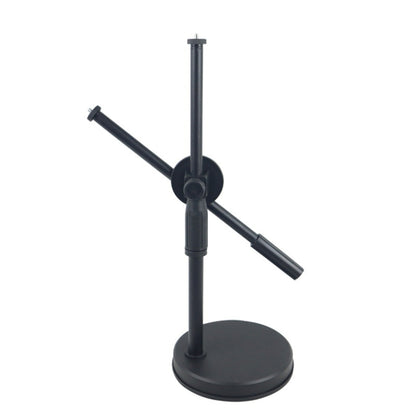 Mushroom Fill Light + Desktop Overhead Photography Stand Kit for Photo/Video, 90W 155mm, 80W 120mm